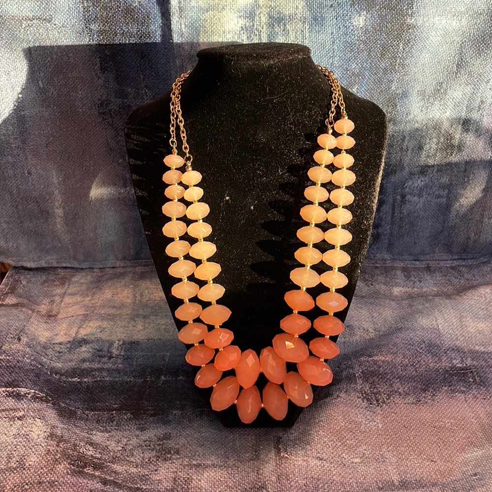 Beaded statement necklace